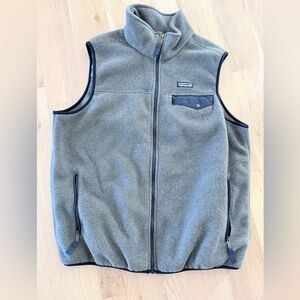 Patagonia Charcoal Fleece Vest for Men